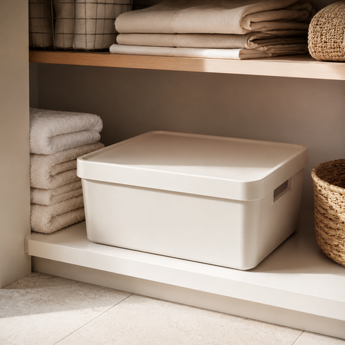 Boîte de Rangement Modulaire avec Couvercle