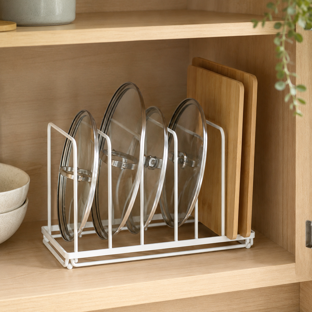 Support de Rangement Vertical pour Couvercles