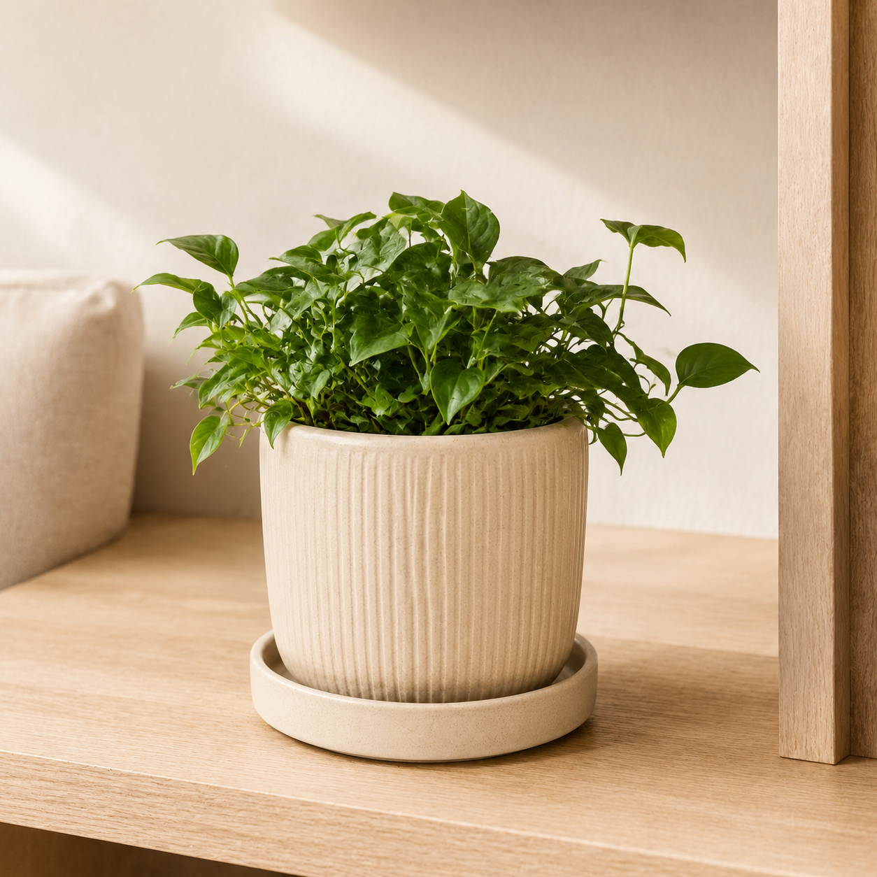 Cache-Pot Décoratif avec Plateau