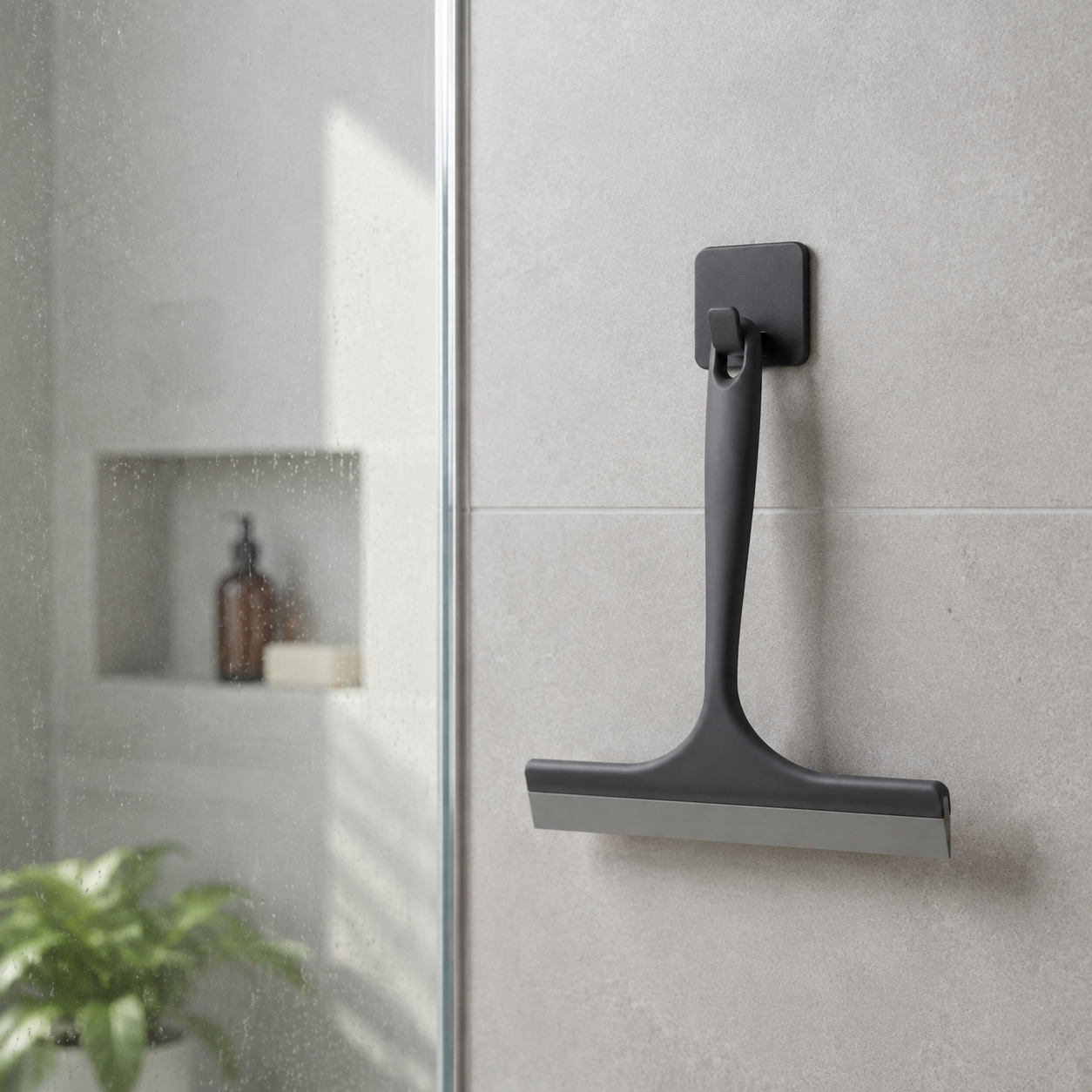 Raclette de Douche avec Support Mural