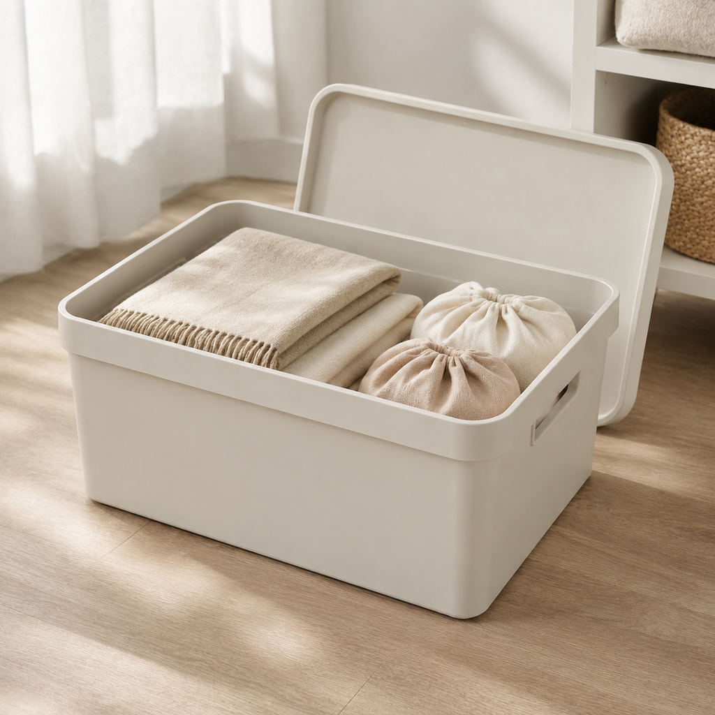Boîte de Rangement Modulaire avec Couvercle