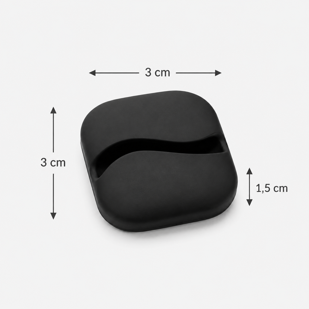 Range-Câbles de Bureau à Fixation Adhésive