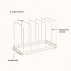 Support de Rangement Vertical pour Couvercles