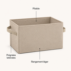 Panier de Rangement Pliable en Tissu