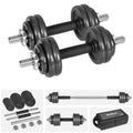 Rebel Active Hantle żeliwne regulowane w walizce z gryfem, zestaw 15kg