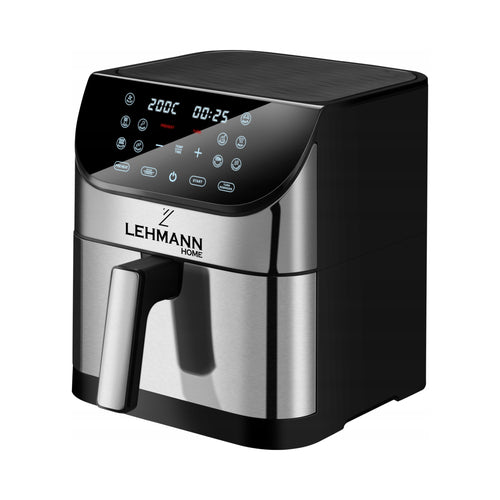 FRYTKOWNICA BEZTŁUSZCZOWA AIRFRYER 8L NIEPRZYWIERAJĄCA LEHMANN 12 PROGRAMÓW