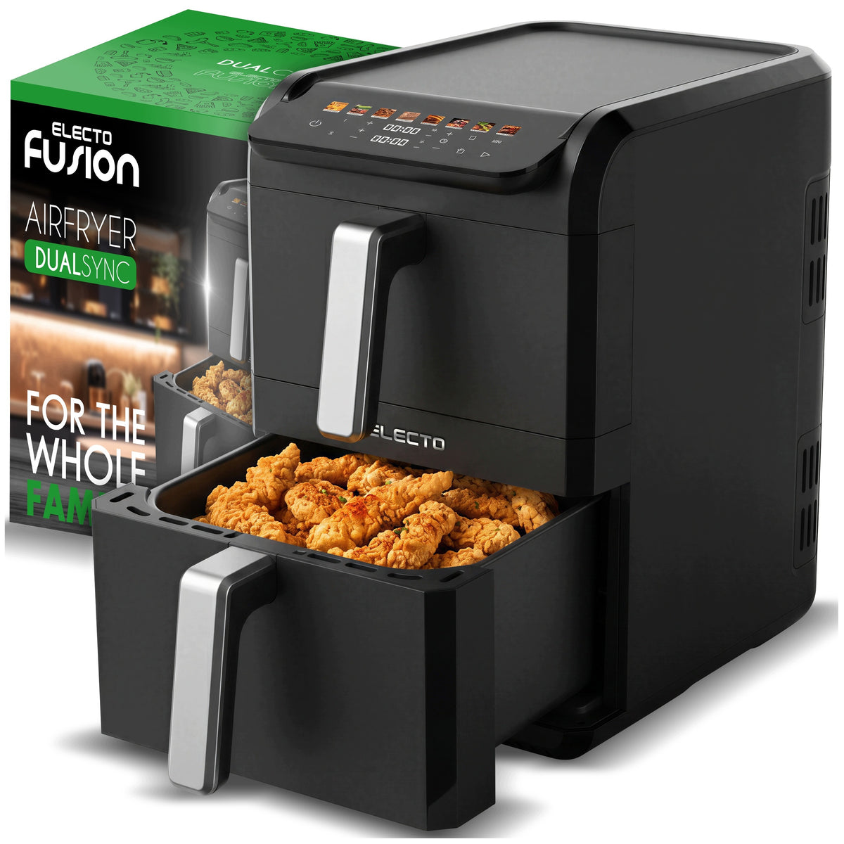 Frytkownica beztłuszczowa Electo AIRCOOK DUO 2800 W 11 l